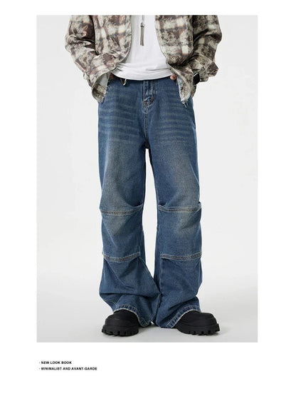 A pair of vintage-inspired denim overalls, featuring a classic workwear design and a premium cotton construction for the modern Kiwi bloke.