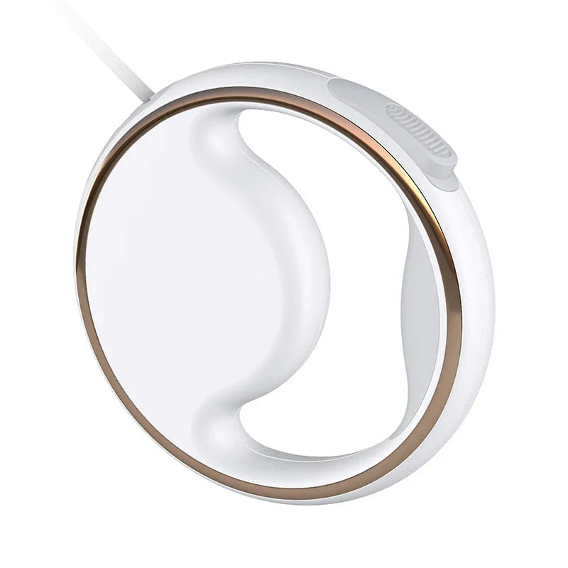 3m retractable dog leash with flashlight and garbage bag holder for convenient and safe dog walking