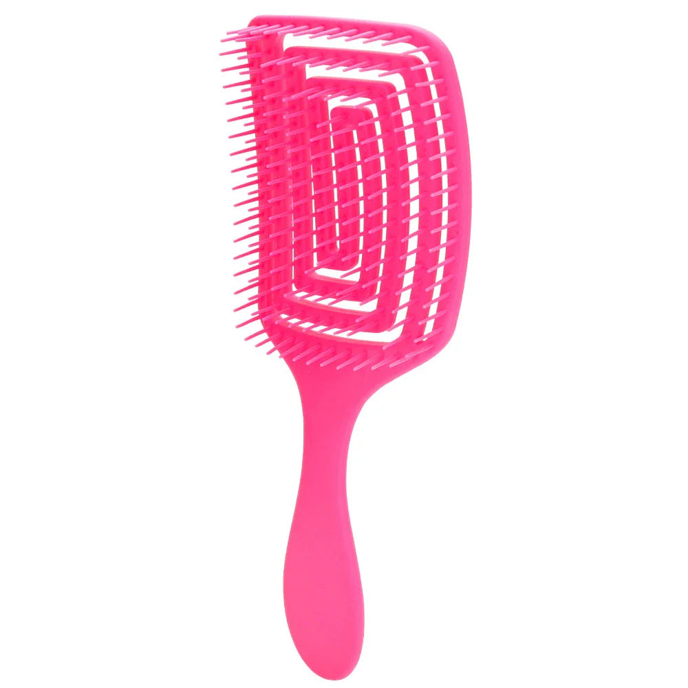 Anti-Static Detangling Hairbrush for Wet Hair in Vibrant Colours - Designed for Kiwi Women