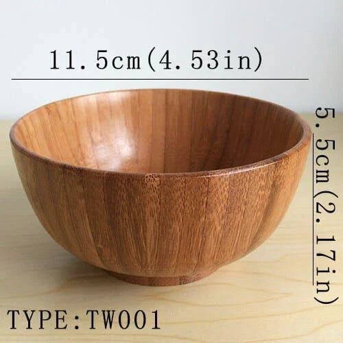 A large, round wooden soup bowl with a warm, natural brown color, perfect for serving hearty meals in Kiwi kitchens.