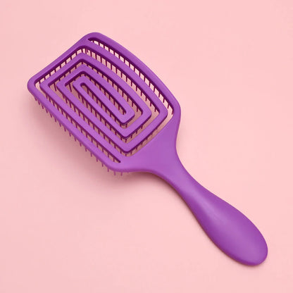 Anti-Static Detangling Hairbrush for Wet Hair in Vibrant Colours - Designed for Kiwi Women