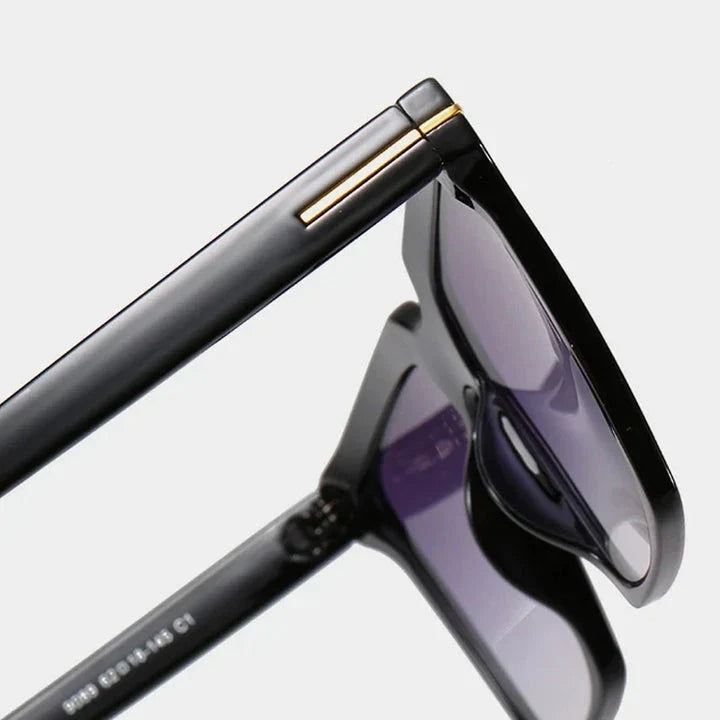 Stylish oversized square sunglasses with gradient lenses, designed for fashion-forward Kiwi women to protect their eyes from harmful UV rays.