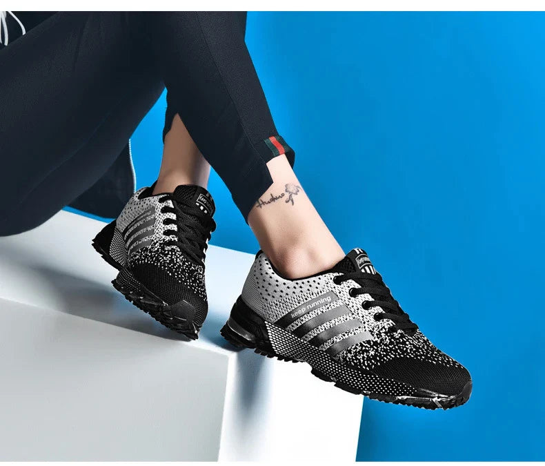 Breathable mesh running shoes with a modern, stylish design for the active Kiwi lifestyle