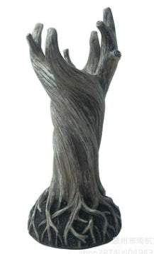 Dryad Resin Vase with Realistic Tree Trunk Design, a Nature-Inspired Home Decor Piece for Kiwi Households