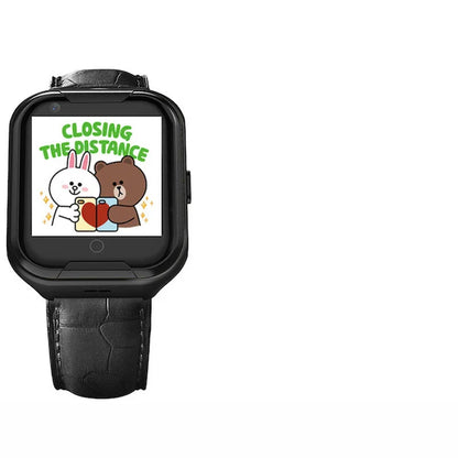 Elderly smart watch with blood pressure monitoring, fall detection, and GPS tracking capabilities