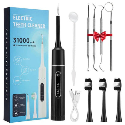 Advanced Sonic Vibration Tooth Cleaner with 31,000 vibrations per minute for deep cleaning and plaque removal