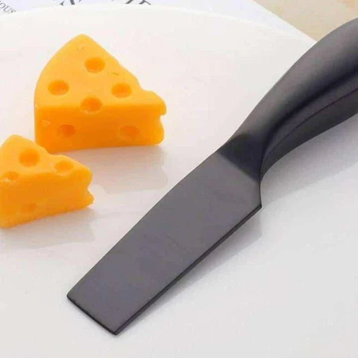 A set of colourful stainless steel spatulas for versatile kitchen use, featuring a vibrant and durable design.