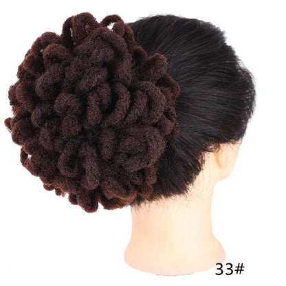 A stylish and eco-friendly Afro Hair Bag with adjustable drawstring, suitable for various hairstyles like buns, dreadlocks, and Afros.