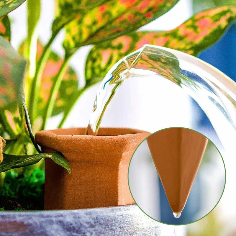 Shopfluxpro NZ Self-Watering Terracotta Plant Spikes - Effortless Hydration for Thriving Greenery