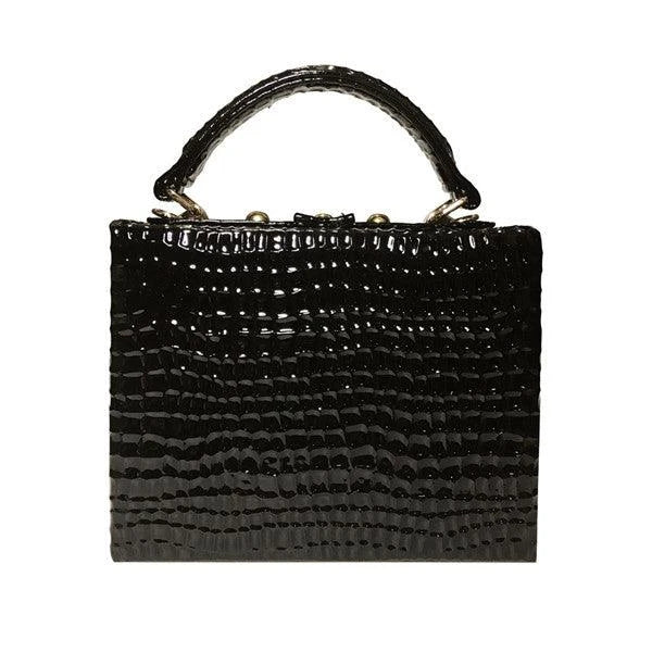 Eco-Friendly Python Print Handbag with Roomy Interior and Adjustable Shoulder Strap