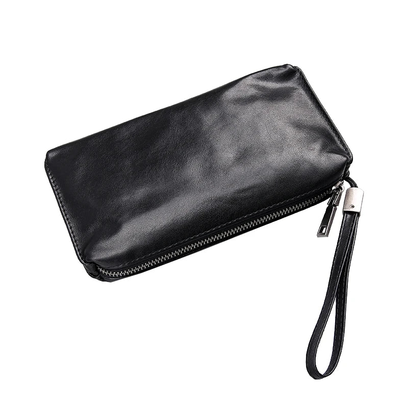 Premium Top-Grain Leather Wallet in Retro Casual Style for Kiwi Blokes