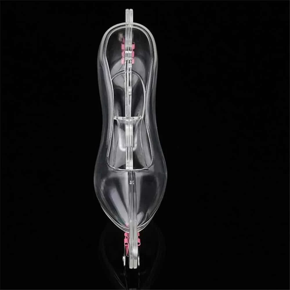 Shoe-shaped eco-friendly plastic chocolate mould in various colours