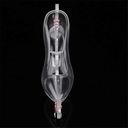 Shoe-shaped eco-friendly plastic chocolate mould in various colours