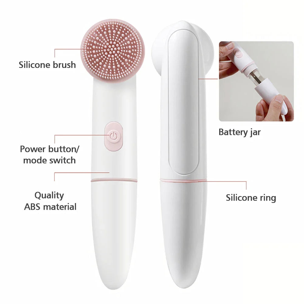 2-in-1 Electric Facial Cleansing Brush and Pore Cleanser, with advanced features like waterproof design and adjustable speeds for a deep, gentle clean