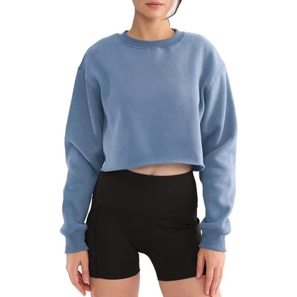 Stylish oversized cotton-poly sweatshirt in gray color, designed for modern Kiwi women