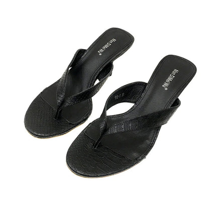 Flip-Toe Stone Sandals and Slippers in White, Yellow, and Black - Premium Kiwi Summer Footwear