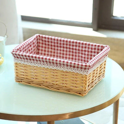 Handcrafted rattan storage basket with natural fibre design, perfect for organising and decorating Kiwi homes