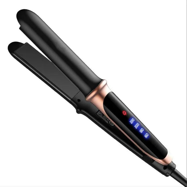 Professional Ceramic Hair Straightener with adjustable temperature, floating plate design, and tourmaline ceramic coating for smooth, frizz-free hair