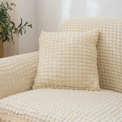 Versatile and stylish fabric sofa cover in a range of modern colours, perfect for transforming New Zealand living rooms.