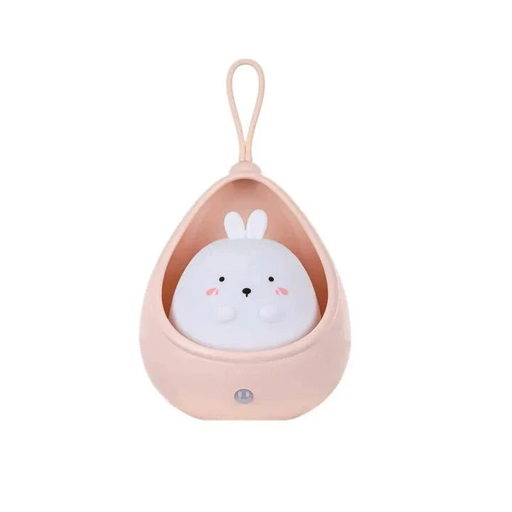 Cute animal-themed LED night light with motion sensor for Kiwi kids' bedrooms and nurseries