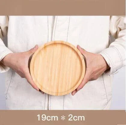A beautiful, natural bamboo serving tray with a warm brown hue, perfect for hosting and organizing in any Kiwi kitchen.