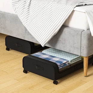 Versatile fabric storage rack for beds and cars, featuring a sleek, modern design and impressive one-layer storage capacity