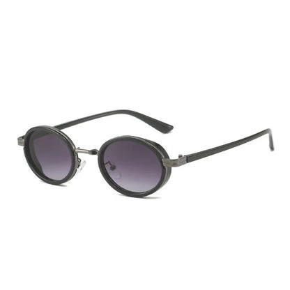 Stylish gradient oval sunglasses with a retro-inspired design, perfect for protecting Kiwi eyes from harmful UV rays.