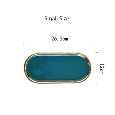 Ceramic storage tray in various colors, featuring a round shape and minimalist design to complement any Kiwi home decor.