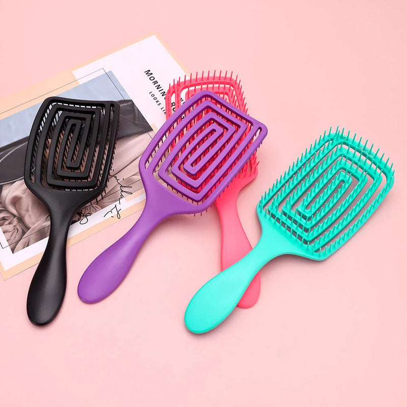 Shopfluxpro NZ Salon-Ready Anti-Static Hair Brush for Wet Hair