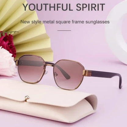 Irregular polygon-shaped sunglasses with a punk-inspired design, perfect for Kiwi trendsetters