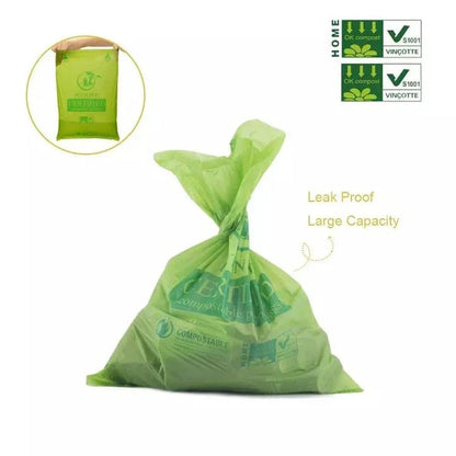 Eco-Friendly Green Dog Poop Bags - Biodegradable, Sturdy, and Discreet for Responsible Pet Owners in New Zealand