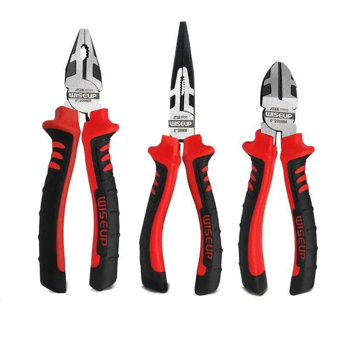Versatile Kiwi Pliers made from durable chrome vanadium steel with ergonomic non-slip handles for comfortable and precise cutting, clamping, and screwing