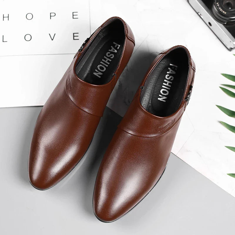 Premium leather dress shoes in classic black and brown designed for the modern Kiwi professional