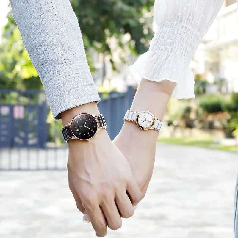 Shopfluxpro NZ Stylish Digital Scale & Calendar Watch - Rose Gold