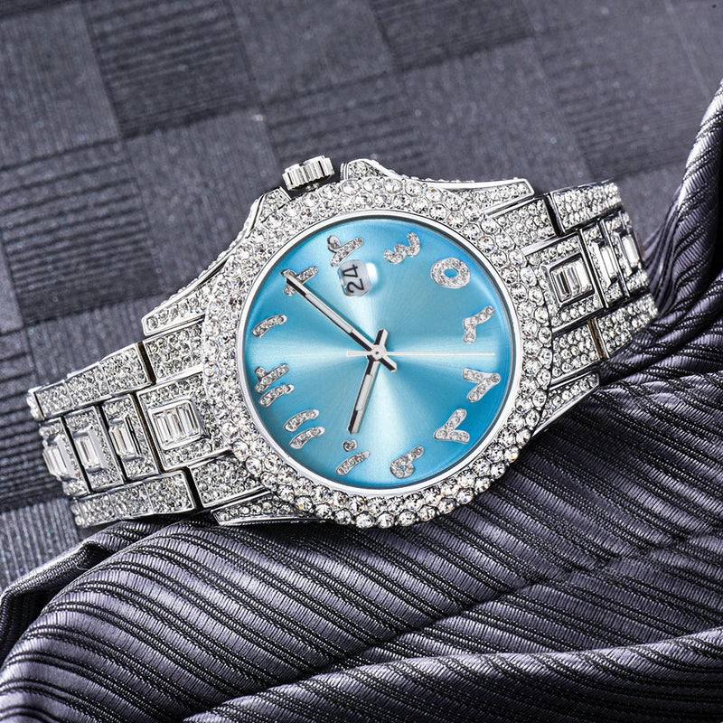 Shopfluxpro NZ Stylish Kiwi-Approved Waterproof Watch with Diamonds