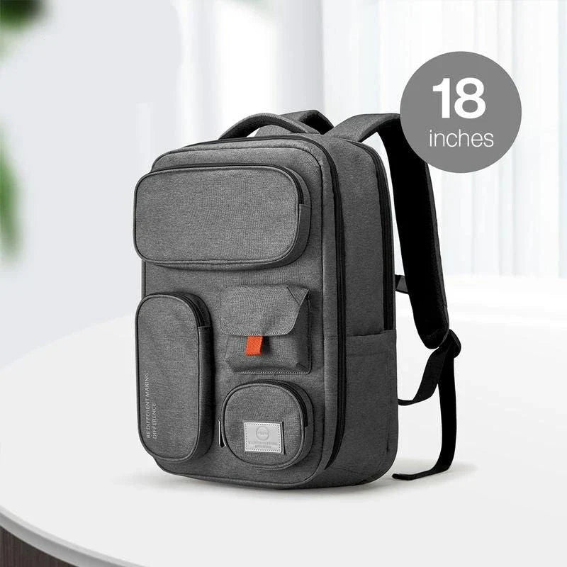 Versatile Waterproof Eco-Backpack with 22L capacity, water-repellent fabric, and comfortable carrying system