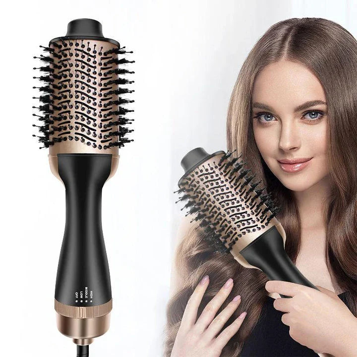 Trendha 2-in-1 Hot Air Brush and Ionic Hair Dryer for effortless, salon-quality styling at home