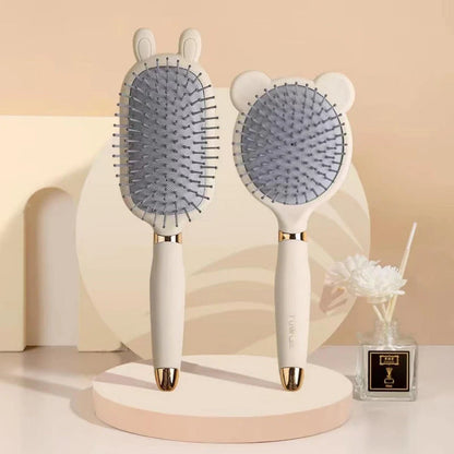 Sleek Anti-Static Hair Comb with Air Cushion Technology for Smooth, Frizz-Free Hair