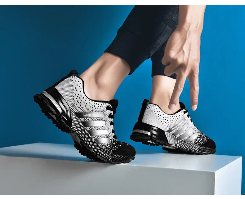 Breathable mesh running shoes with a modern, stylish design for the active Kiwi lifestyle