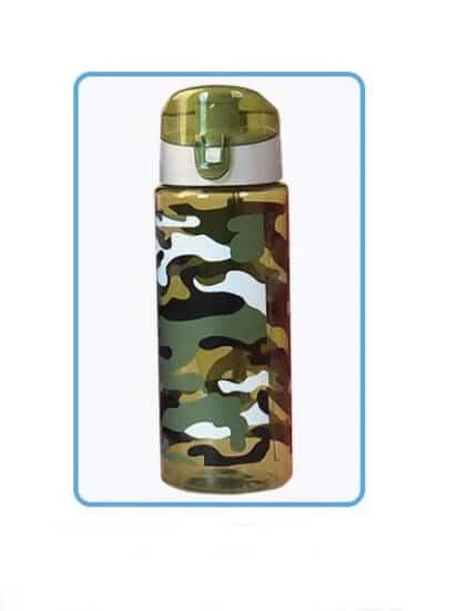 Camouflage Designed Water Bottle - Durable, Practical, and Perfect for Kiwi Adventurers