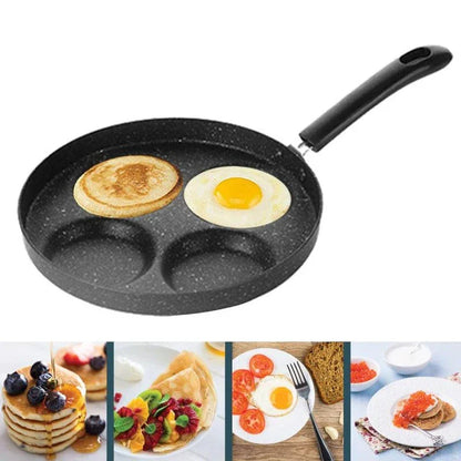 Eco-Friendly 4-in-1 Non-Stick Frying Pan Set with Durable Aluminium Alloy Construction and Non-Stick Coating