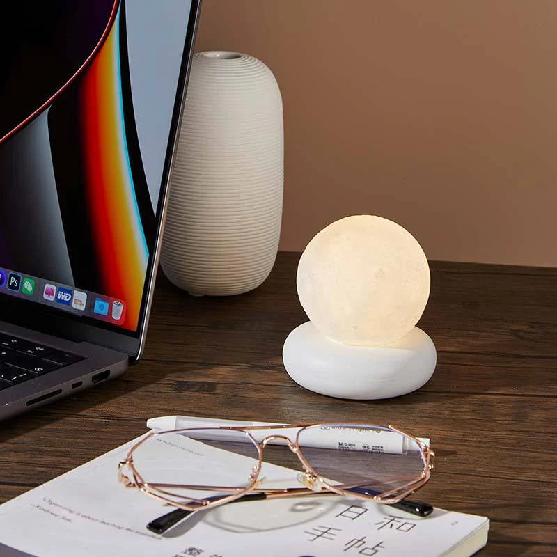 Enchanting moon-shaped USB-powered LED night light with adjustable touch controls for cozy Kiwi homes