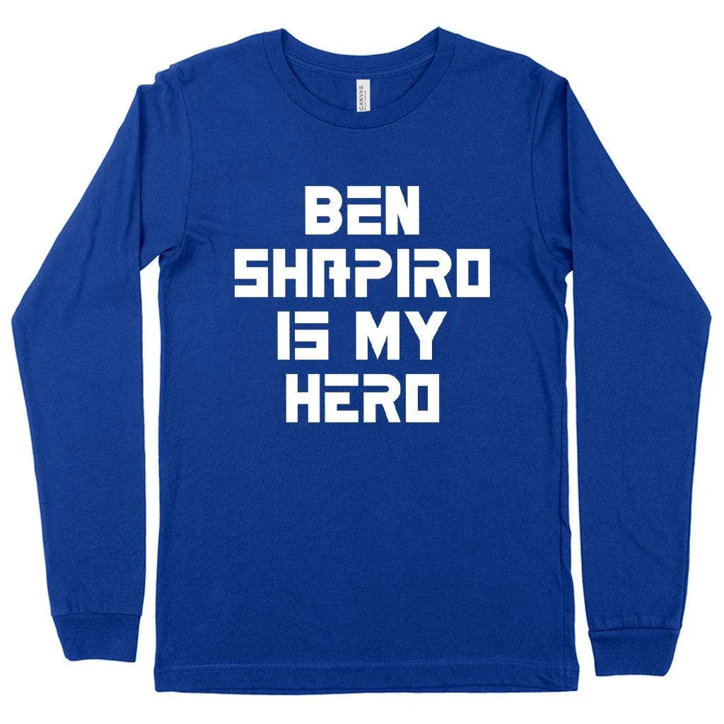 Comfortable and versatile Ben Shapiro long sleeve t-shirt, made with premium Airlume cotton and sustainable practices.