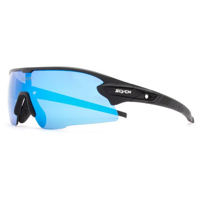 Stylish UV-blocking bike glasses with semi-rimless frame and range of color options for Kiwi cyclists