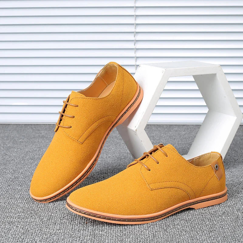 Stylish casual shoes made of premium nubuck leather, perfect for the modern Kiwi man's everyday adventures