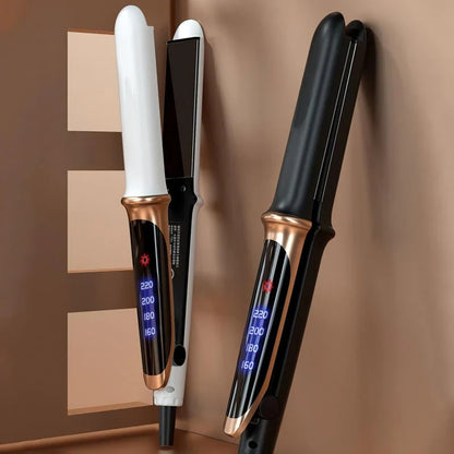 Professional Ceramic Hair Straightener with adjustable temperature, floating plate design, and tourmaline ceramic coating for smooth, frizz-free hair