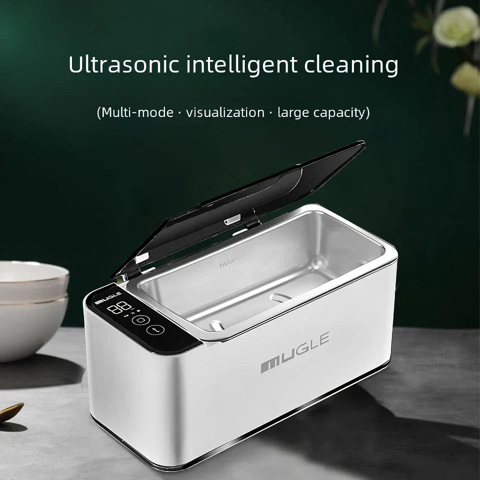 Expertly Designed 35W Ultrasonic Glasses and Jewellery Cleaner with 500ML Capacity