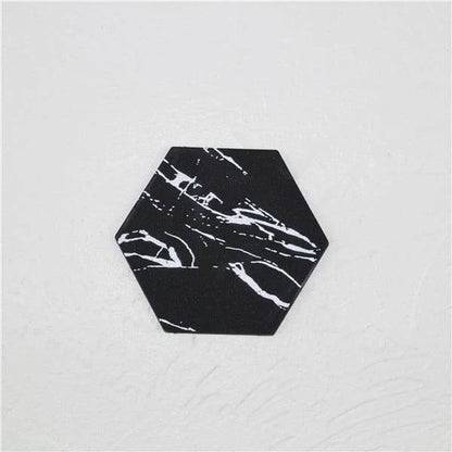 Stylish and practical marble-inspired silicone coasters for protecting surfaces in New Zealand homes