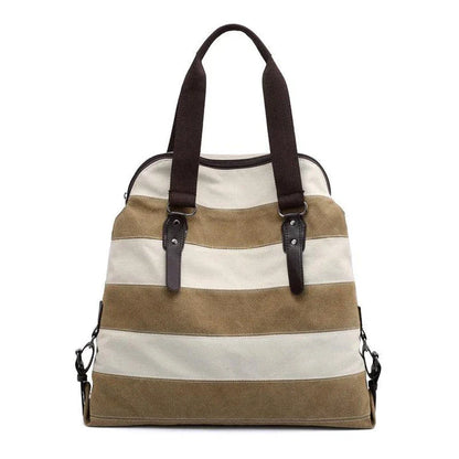 Stylish and practical Kiwi-crafted canvas tote bag with roomy interior, durable polyester lining, and adjustable shoulder straps