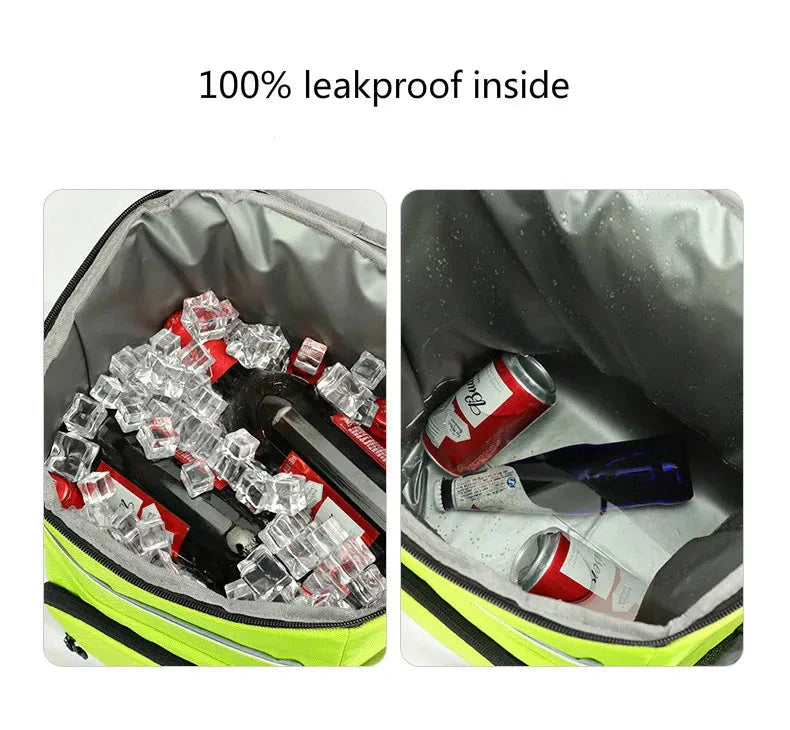 Ultimate 33L Chilly Bin Backpack - Durable, leak-proof thermal backpack for Kiwi adventurers to keep drinks cold and kai fresh on the go.